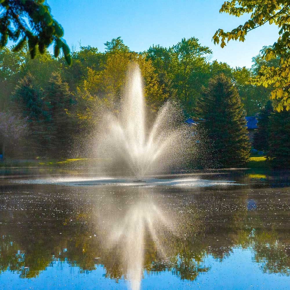 Scott Aerator Triad Pond Fountain