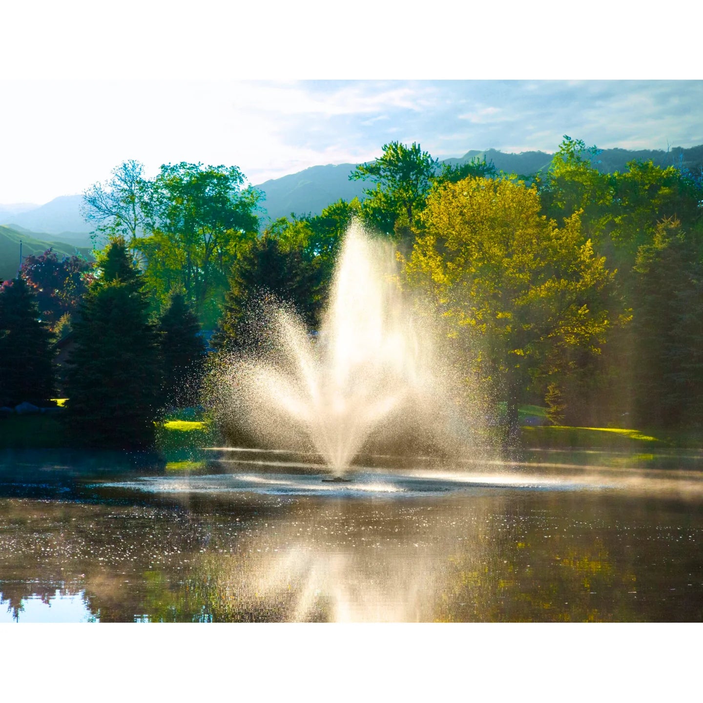 Scott Aerator Triad Pond Fountain