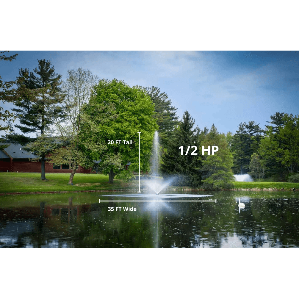 Scott Aerator Skyward Pond Fountain